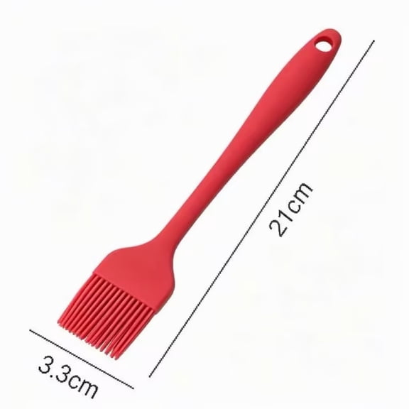Non-Stick Heat-Resistant Silicone Spatula Set Kitchen Baking Cooking Utensils Red 1 Pack