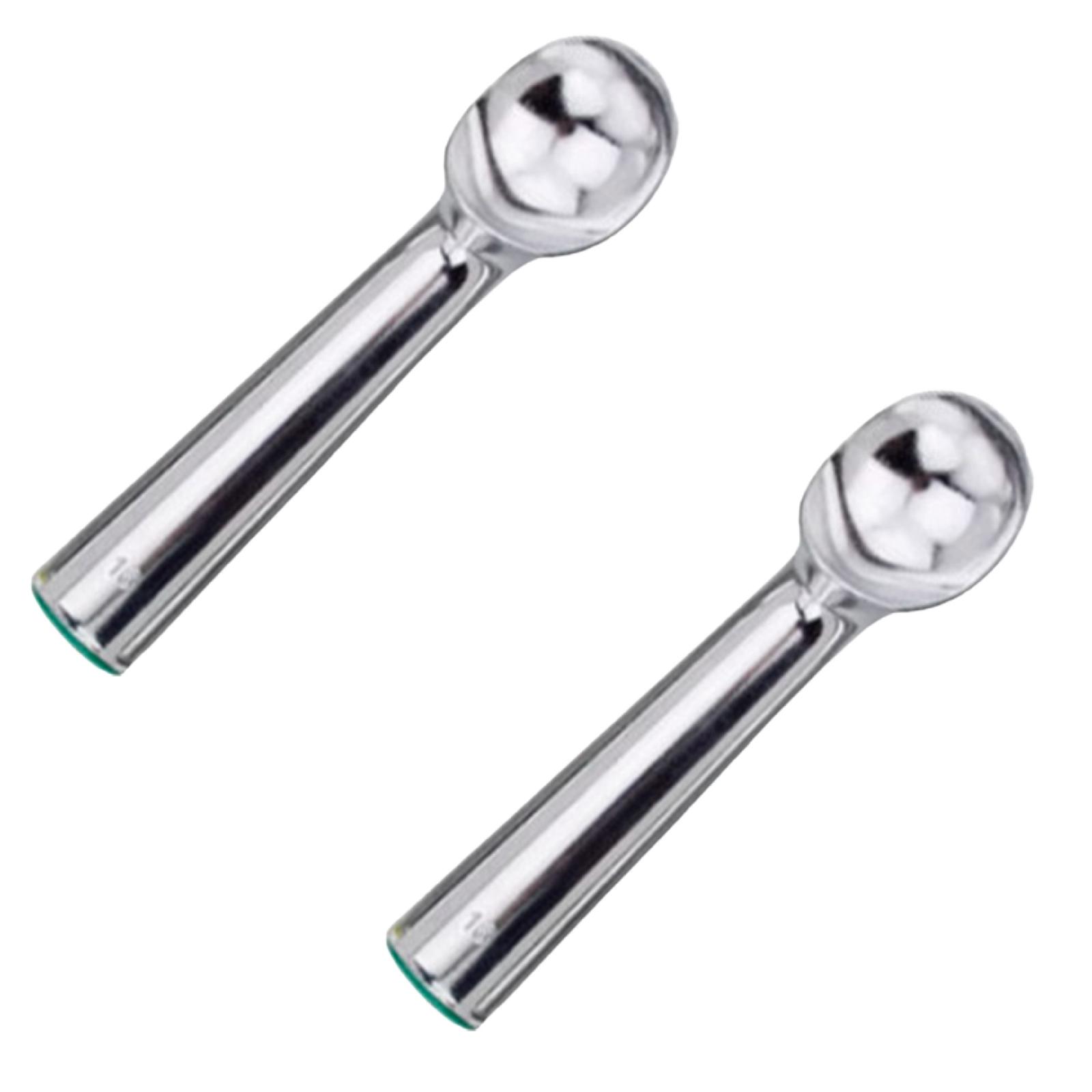 Non Stick Ice Cream Scoop 2 Pack Heavy Duty Stainless Steel Scooper For ...