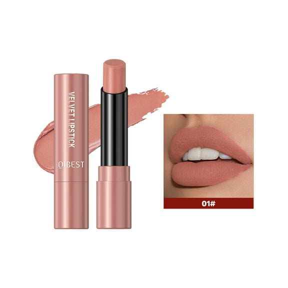 Non Stick Lipstick, Matte Lipstick, Long Lasting Velvet Lip Gloss, High Saturation Unique Color, Soft Moisturizing Cream Texture, Smooth Glide, Party Wedding Casual Makeup Essential