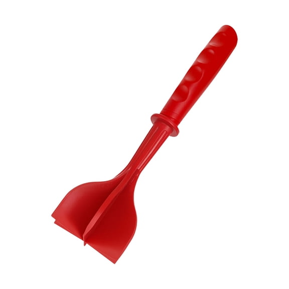Non Stick Meat Chopper, 6 Blades Food Smasher, Heat Resistant Potato Masher, Ground Meat Separator Tool, Multi-Utensil for Minced Meat And Vegetable Processing, Practical Kitchen Cooking Tool,Red
