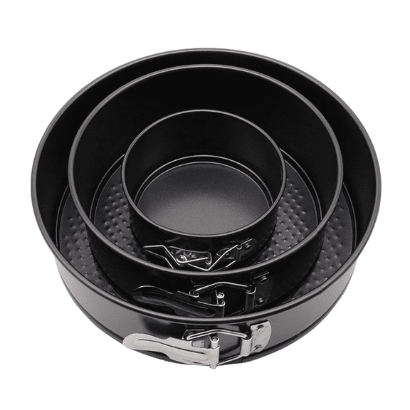 Non-Stick Metal Baking Mold, Kitchen Accessories, Round Cake Panbaking Pan with Removable Bottom Carbon Steel Cake Mold