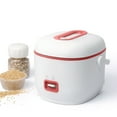 thumbnail image 1 of Non-Stick Mini Rice Cooker, 1 Cup-2 Cup, Pink, 1 of 9