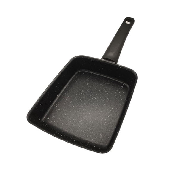 Non-Stick Mini Skillet For Single Serving Meals Eggs Burgers And Vegetables With Wood Grain Handle Dishwasher Safe