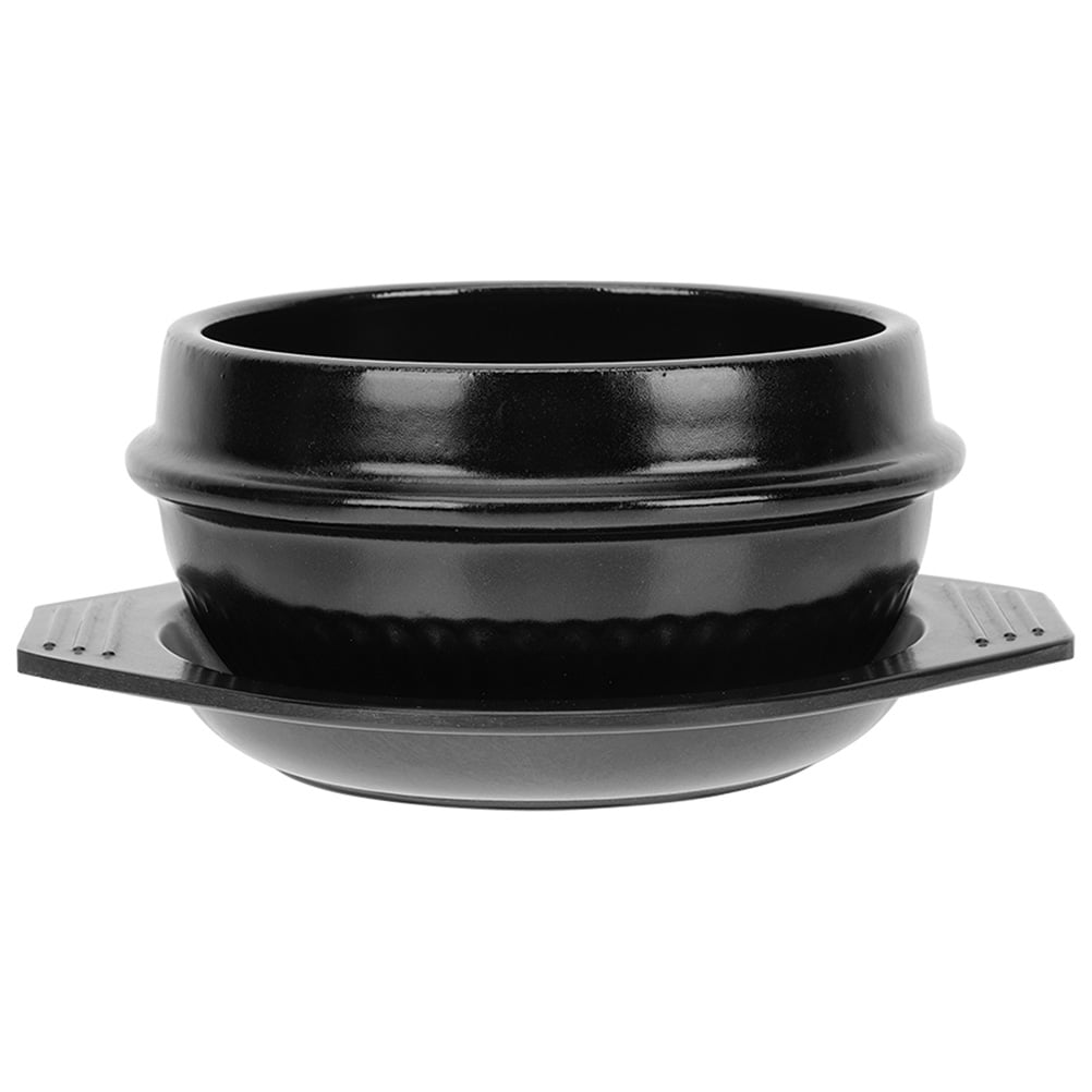 Non Stick Pan with Lid Mini Hot Pot Korean Miso Soup Casserole Clay