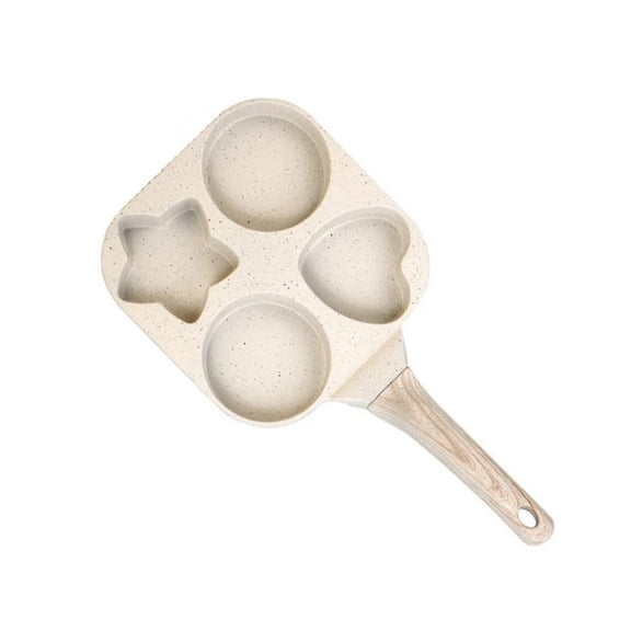 Non-Stick Pancake Pan – 10 Inch with Star, Heart & Round Molds for Breakfast, Omelette & Kids' Fun Meals