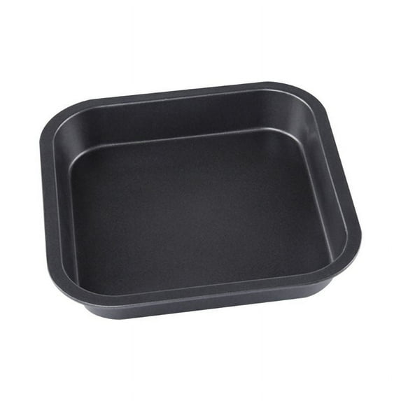 Non Stick Pizza Pan Bakeware Carbon Steel Square Deep Plate Tray Bread Cake Mold Baking Tools