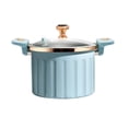 thumbnail image 1 of Non-Stick Pressure Cooker Pot 8L Large Capacity for Induction Stove | Fast Cooking Soup Stew Pot with Double Handles | Multipurpose Kitchen Cookware for Family of 2-6, 1 of 2