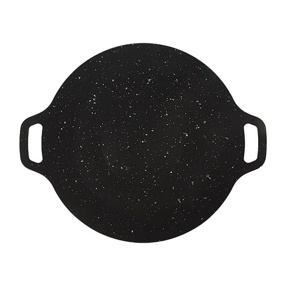 Non Stick Round Baking Pan Korean BBQ Grill Pan Korean Grill Pans For Indoor Cooking Multifunctional Frying And Baking Pan For Home Kitchen Camping 1pc