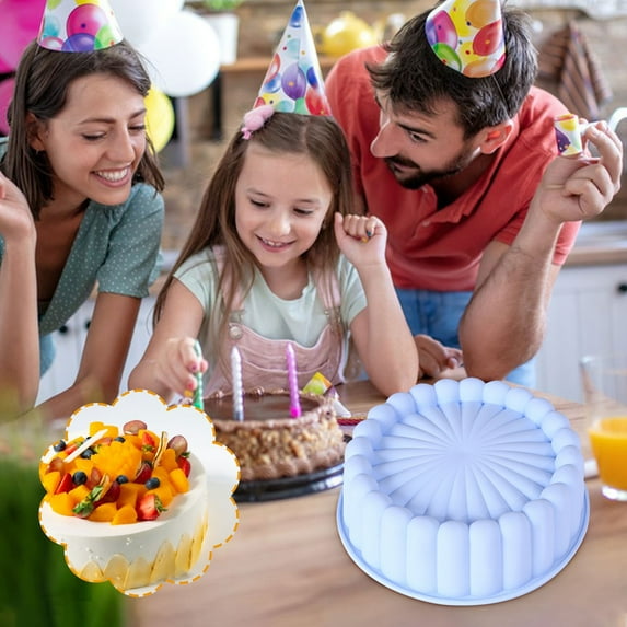 Non-Stick Round Cake Pan for Baking Cakes, Pastries, and Desserts, Easy Release, 20x20x6cm, 1-Pack