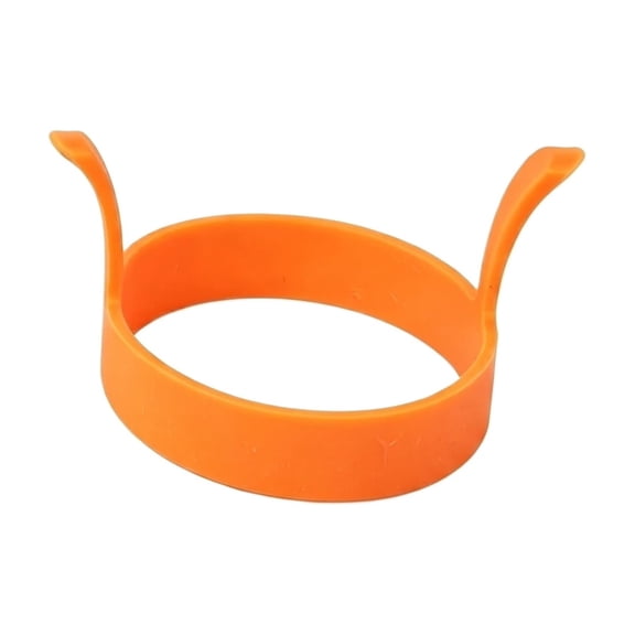 Non-Stick Round Egg Ring, Orange Dual Handle Egg Cooker, Kitchen Breakfast Baking Cooking For Fried Eggs Muffins Sandwiches Pancakes