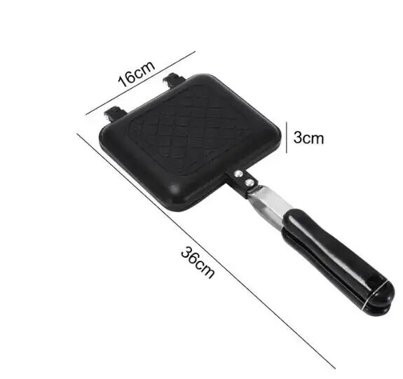 Non-Stick Sandwich Maker Iron Bread Toast Breakfast Machine Waffle Pancake Baking Barbecue Oven Mold Mould Grill Frying Pan