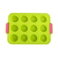 thumbnail image 1 of Non-Stick Silicone Baking Pan | 12x8 Inch Rectangular Cake Muffin Chocolate Mold | Flexible Reusable Oven Microwave Dishwasher Safe Baking Tray, 1 of 3