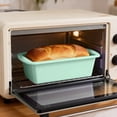 thumbnail image 1 of Non-Stick Silicone Bread Loaf Pan Oven Safe Bakeware For Baking Cake Bread Meatloaf And Lasagna(Green-7.7X3.7In), 1 of 6