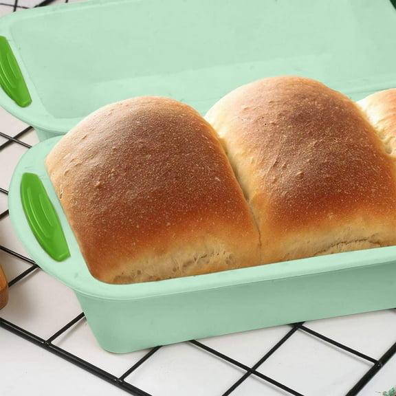 Non-Stick Silicone Bread and Loaf Pan, 11.4 x 5.3 Inches, Ideal for Bread, Quiche, Meatloaf, Lasagna – Flexible, Easy to Clean, 1 Pack