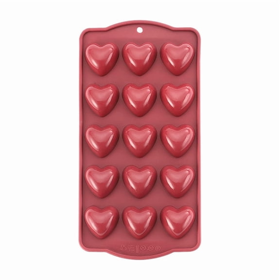 Non-Stick Silicone Chocolate Mold and Candy Tray, Flexible Baking Pan for Professional Truffles and Cake Toppers, High-Temperature Resistant 15-Cavity Mold for Easy Release, Vibrant Kitchen Essential