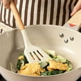 thumbnail image 1 of Non Stick Spatula, Kitchen Frying Utensil, Food Grade Ceramic, Heat Resistant, Easy Clean, Modern Design, Household Cooking, Cooking Utensils, Sliding Spatula TOPLIU, 1 of 5