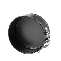 Non-Stick Springform Baking Pan for Cheese Cakes and Muffins - Easy Release Loose Base with Metal Clips - Essential Baking Utensil