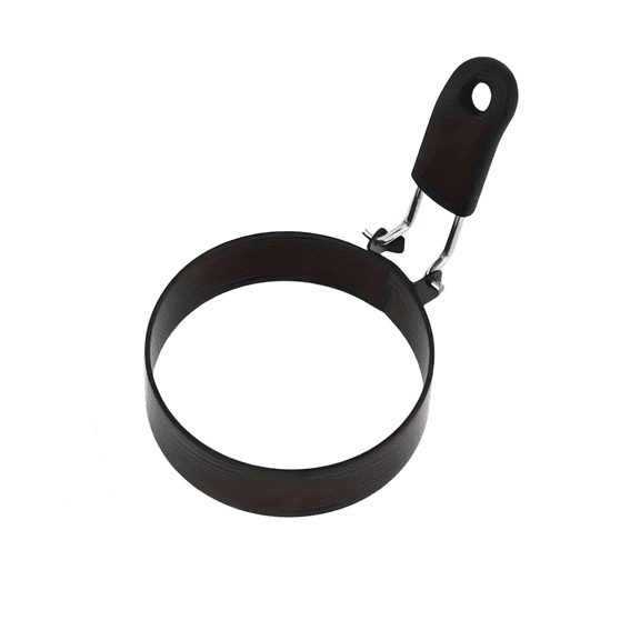 Non-Stick Stainless Steel Egg Rings with Heat-Resistant Handles, Professional Round Fried Egg Molds for Griddle and Skillet, Perfect Circle Muffin Sandwich Maker, Rust-Proof Breakfast Cooking Tool