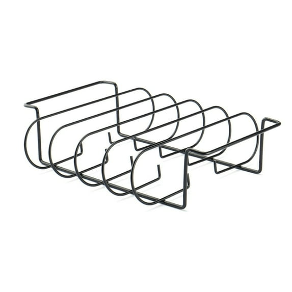 Non-Stick Stainless Steel Rib Rack for Grilling, Holds 4 Rib Racks for ...