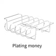 thumbnail image 1 of Non-Stick Stainless Steel Rib Rack for Grilling, Holds 4 Rib Racks for Grilling Grill Racks Silver, 1 of 6