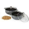 thumbnail image 1 of Non-Stick Traditional Caldero with Glass Lid - 3.6Qt, 1 of 1