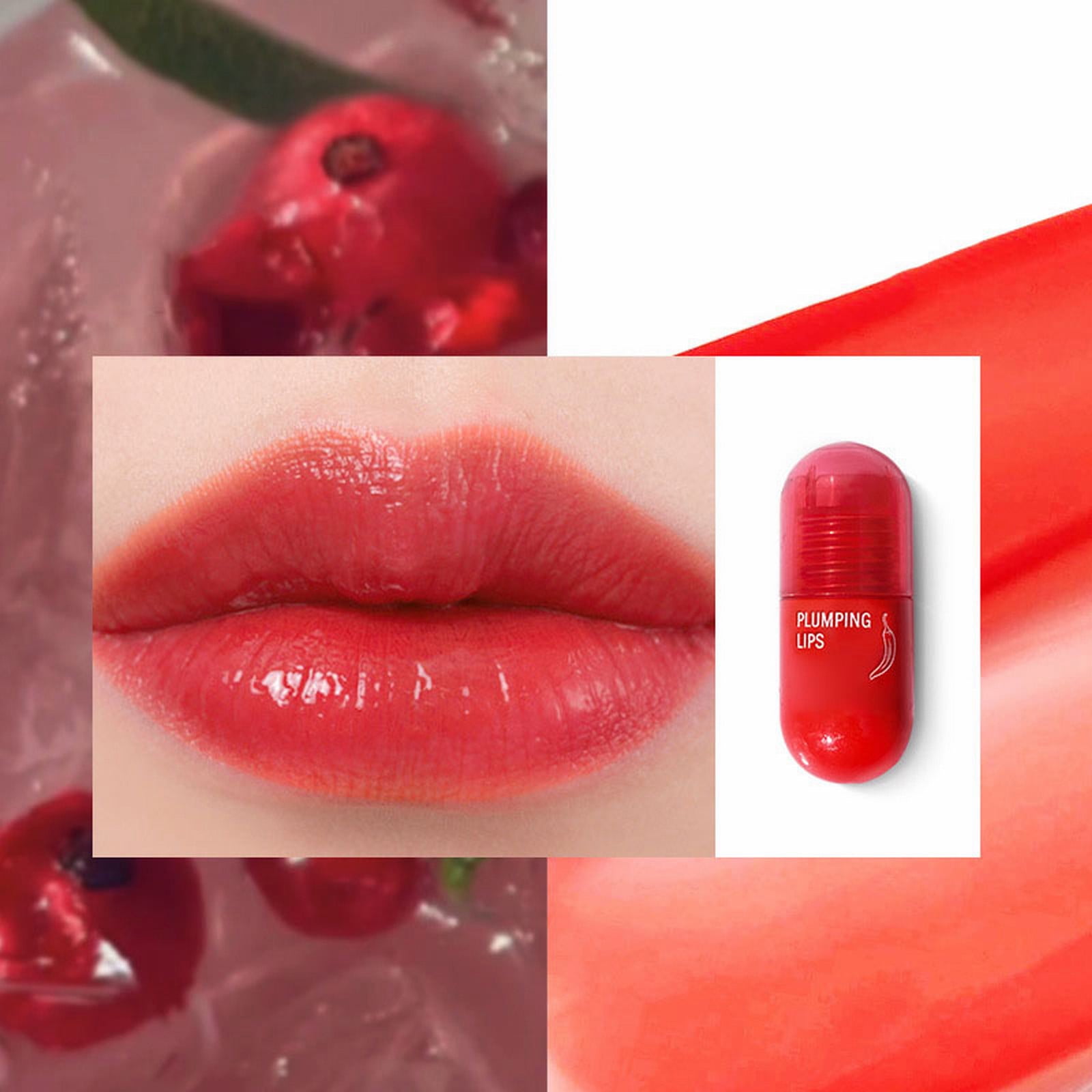 Non Sticky Lip Lacquer Shiny＆Smooth Lip Plumper Clear Lip Gloss Lip Oil