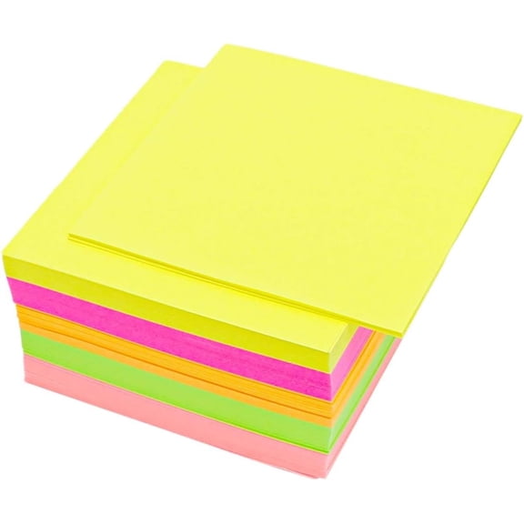 Non Sticky Notes 500 Sheet Cube Memo Cube 3.35x3.35in Loose Paper Note Cubes Bright Color Note Cube Refill Square Note Pads Scratch Notes Pads for Writing Reminders Home Office Supplies