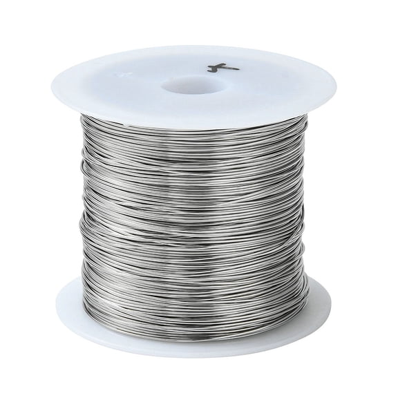 Non-Tarnish 316 Stainless Steel Wire for Jewelry Making Stainless Steel Color 24 Gauge 0.5mm about 75.45 Feet(23m)/roll