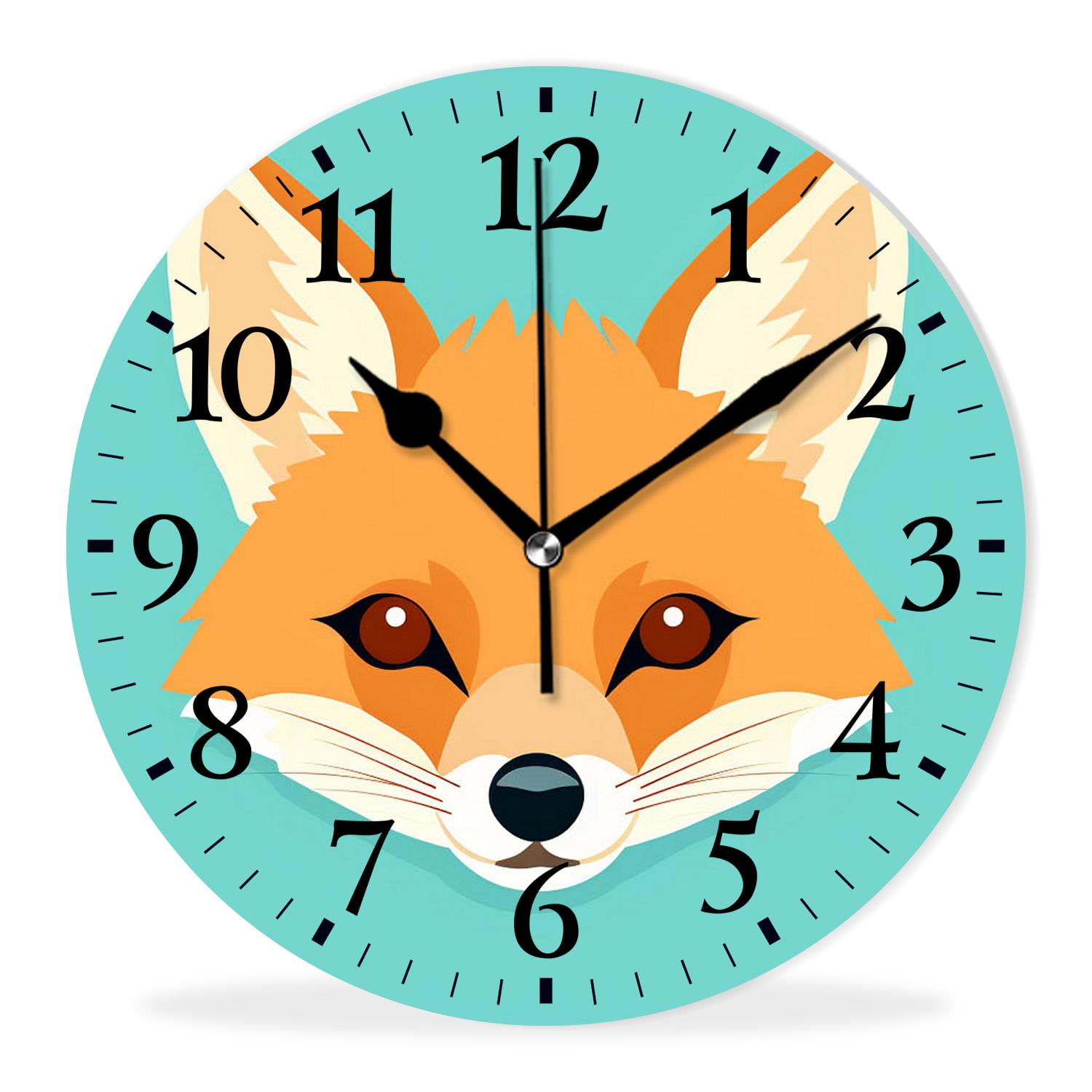 NonTicking Silent Clock Battery Operated Analog Clcok Round Wall