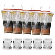 Non Toxic Fly Trap,Flies Flytrap for Courtyard Farm Outdoor (5-Pack)