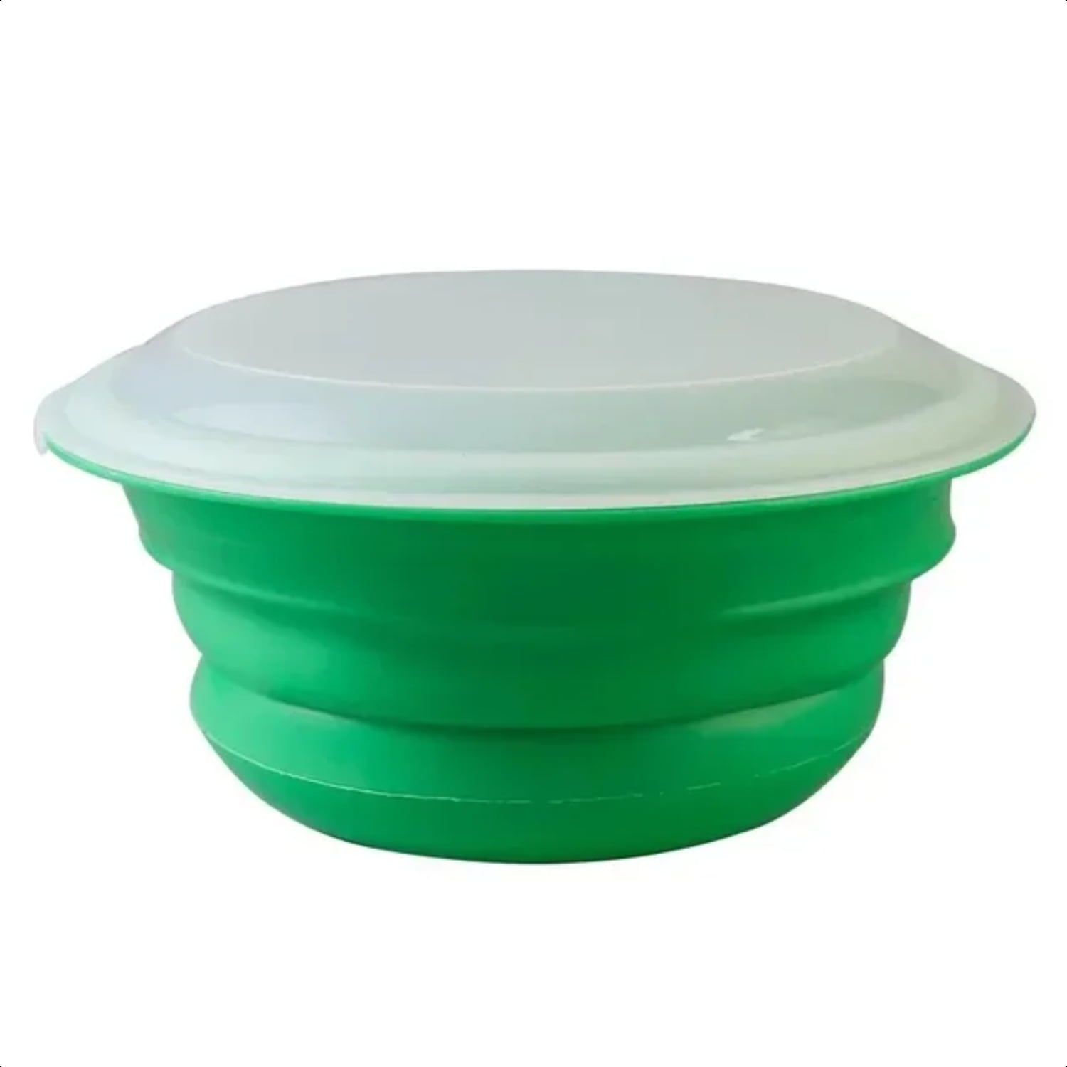 NonToxic Foldable Telescopic Plastic Bait Bowl with Lid for Carp