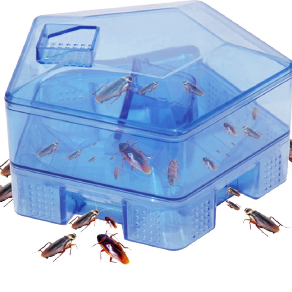 Non Toxic Reusable Cockroach Trap Box Home Kitchen Bug Catcher House Cockroach Catcher YZRC