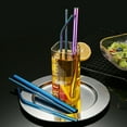 thumbnail image 1 of Non-Toxic Stainless Steel Drinking Reusable Straws Set With Cleaning Brush Gift, 1 of 7