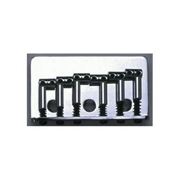 Non-Tremolo Top Loading Guitar Bridge Chrome 2-1/8" Allparts SB-0190-010