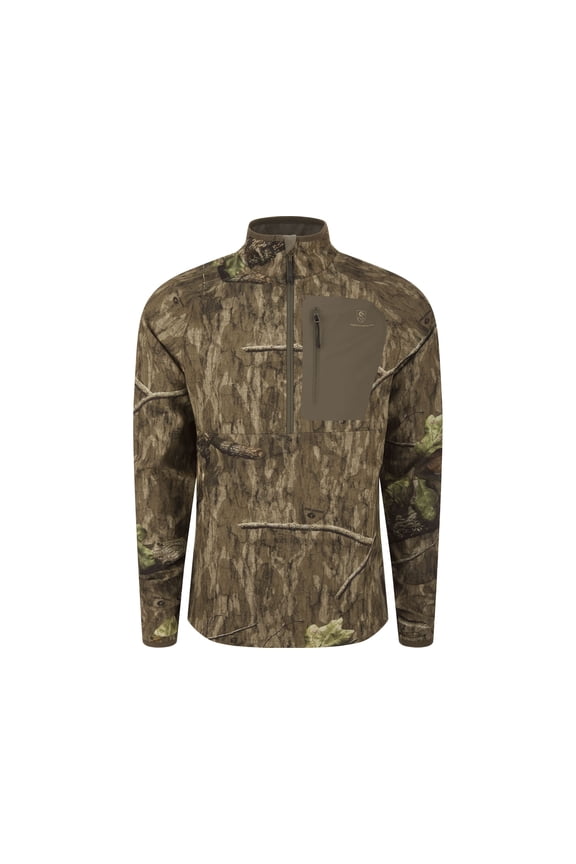 Non-Typical Men's SWT Hybrid Half Zip Shirt Mossy Oak Country Roots DNA Medium