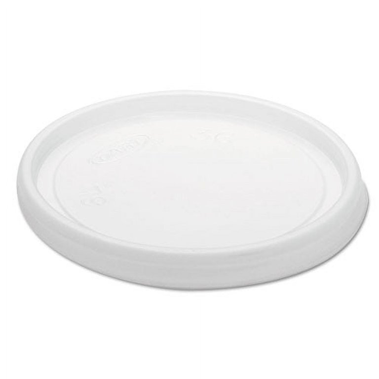 Non-Vented Cup Lids, Fits 6 oz Cups, 2, 3.5, 4 oz Food Containers, Translucent, 1,000/Carton Non-Vented Cup Lids, Fits 6 oz Cups, 2, 3.5, 4 oz Food Containers, Translucent, 1,000/Carton