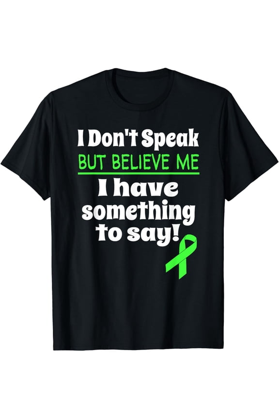 Non-Verbal Awareness Cerebral Palsy Brain Damage Awareness T-Shirt