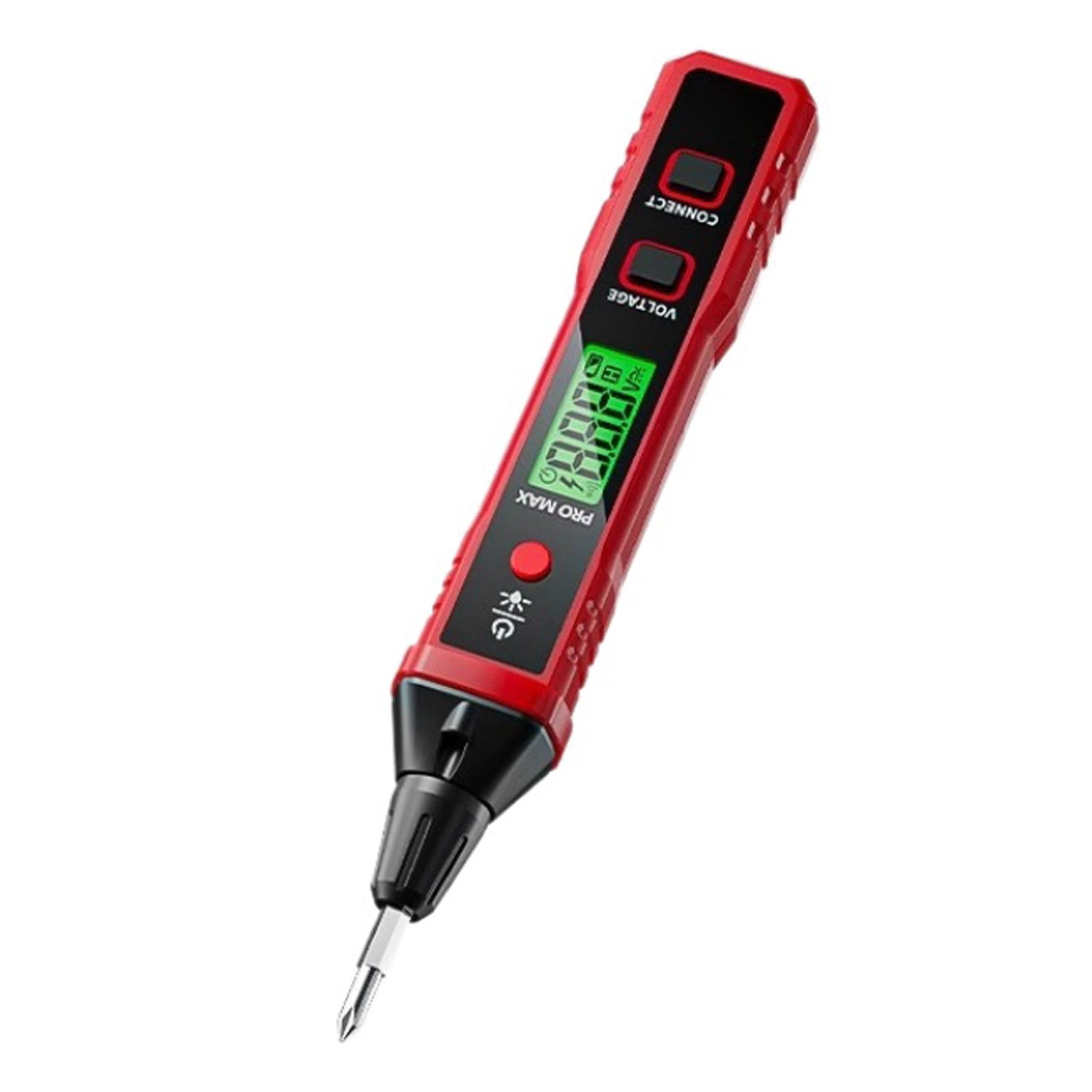 Retractable Pen Inspection Machine Non Voltage Tester Pen with LED Light and Alert for AC Detection ...