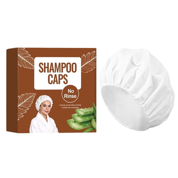 Non Wash Shampoo Cap Disposable Shampoo Cap for Elderly and Bedridden Patients Waterless Shampoo for Travel and Camping