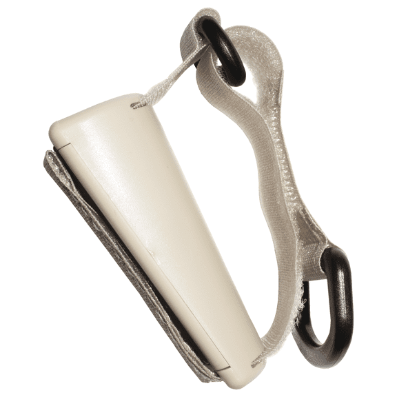 Rehabilitation Advantage Adaptive Utensil Holder Block Adjustable Universal Cuff Strap for Tremors, Arthritis, Parkinsons, Stroke & Weak Grip Fits Hands up to 3 Inches Wide Ideal for Elderly &