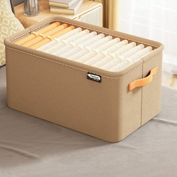 Non Woven Closet Organizer, Wardrobe Clothes Sweater Storage Basket for Sweatshirt Jeans Home Storage Box