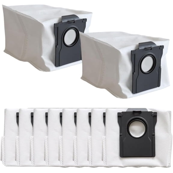 Non-Woven Dust Bags Compatible with MOVA P10 Pro Ultra, 5-Layer Filtration Large Capacity Tear-Resistant Disposable Vacuum Bags, Easy Installation Replacement Parts (XX-10pcs)