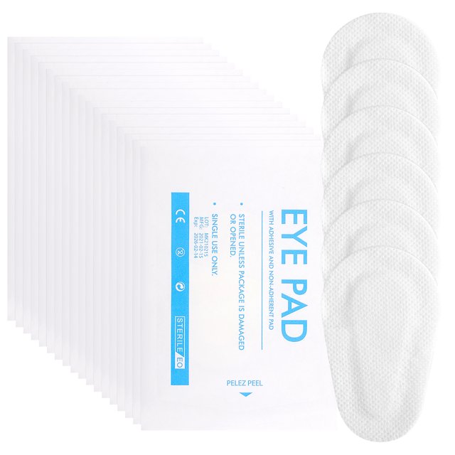 NonWoven Eye Pads, Frcolor 20pcs Sterile Adhesive Nonwoven Eye Pads