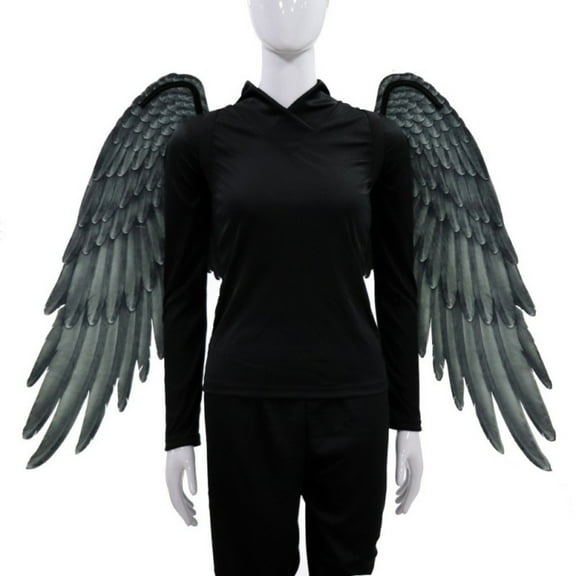 Non-Woven Fabric 3D Angel Wing Halloween Theme Party Cosplay Costume Accessories For Adults Men Women