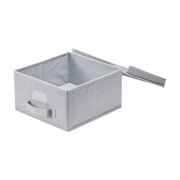 Non-Woven Fabric Bedding Storage Box With Integrated Lid For Organizing Bed Sheets And Wardrobe Items