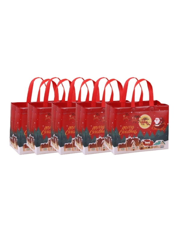 Non-Woven Fabric Christmas Gift Bag for Holiday Shopping and Wrapping