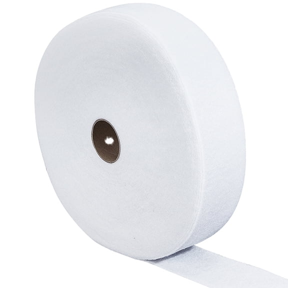 Non Woven Fabric Embroidery Needle Felt for DIY Crafts Garment Accessories White 56mm 33m/roll
