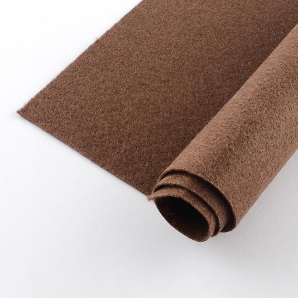 Non Woven Fabric Embroidery Needle Felt for DIY Crafts Square Camel 298~300x298~300x1mm about 50pcs/bag
