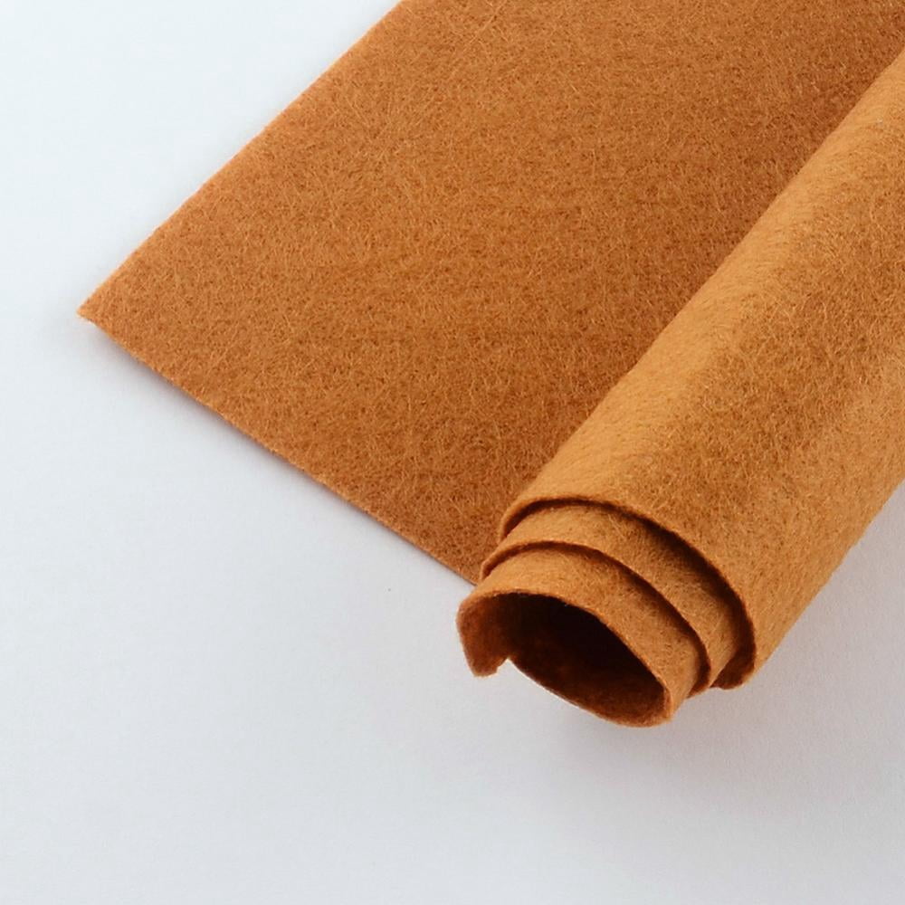 Non Woven Fabric Embroidery Needle Felt for DIY Crafts Square Chocolate 298-300x298-300x1mm 50pcs/bag
