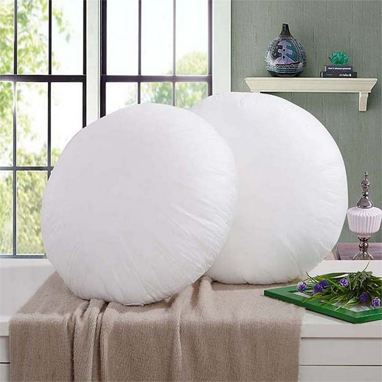 Non-Woven Fabrics Throw Pillow Inner Core Round for Cushions Insert Filling Pillow  Filler Sofa Decorative Decor Home Soft 3 Sizes KL